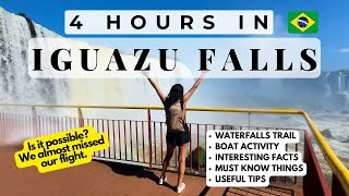 Visiting the Brazilian side of IGUAZU FALLS| Prices, Tour, Tips, Interesting Facts| 275 Falls!!!