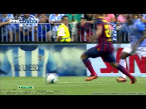 Málaga 0-1 FC Barcelona 43'Adriano 25.08.2013