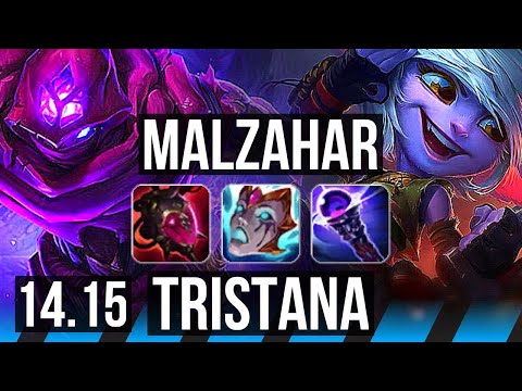 MALZAHAR vs TRISTANA (MID) | 65% winrate, Godlike | EUNE Diamond | 14.15