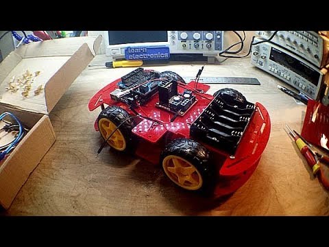 4wd Arduino based robotic car part 1