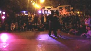 Pablo Rodríguez y Natasha Lewinger, Plaza Dorrego. 30/11/2011