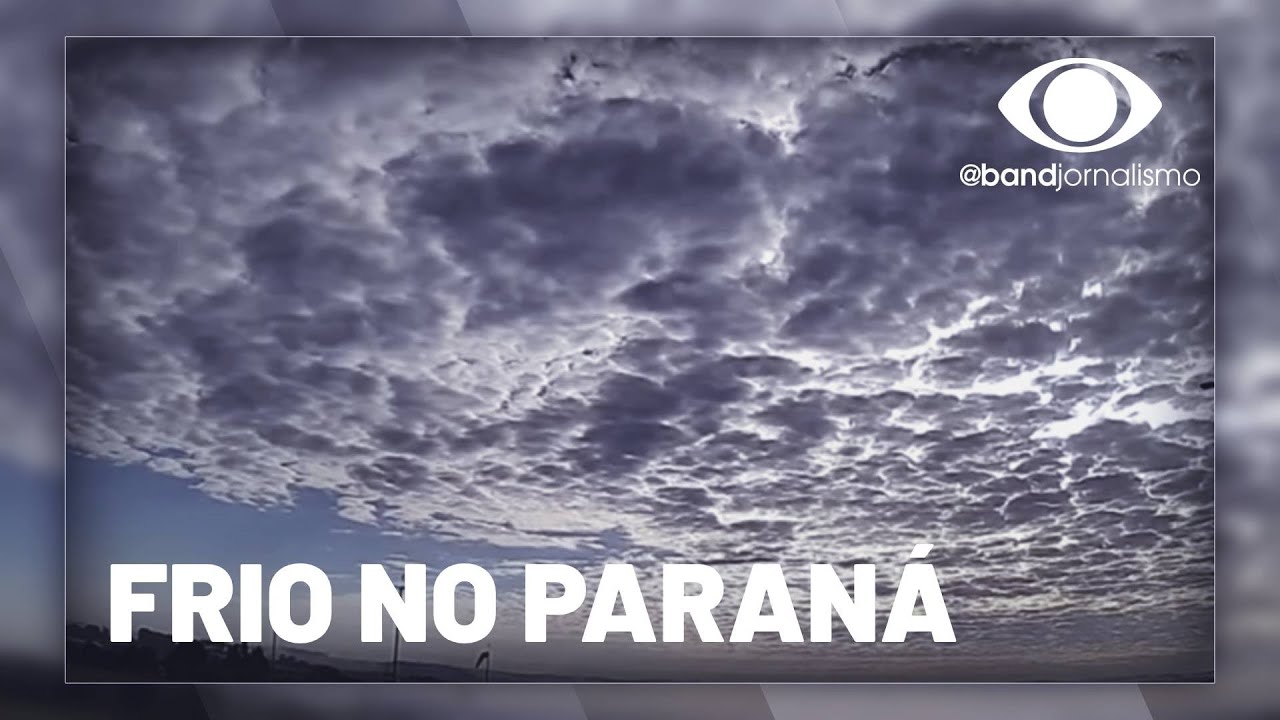 Interior do Paraná registra 3,7 graus nesta quinta-feira (16)