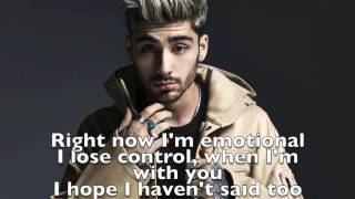 ZAYN -Drunk (Lyrics Video)