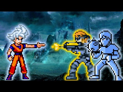 Goku DBS 3.5 OP VS Solid Snake & Kevin OP in Jump Force Mugen