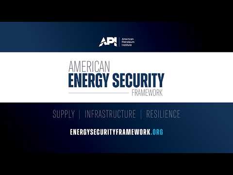 AMERICAN ENERGY SECURITY FRAMEWORK