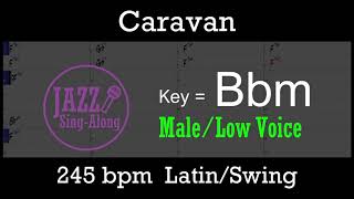 Download lagu Caravan - a backing track with Intro   Lyrics in Bbm (Male) - Jazz Sing-Along mp3