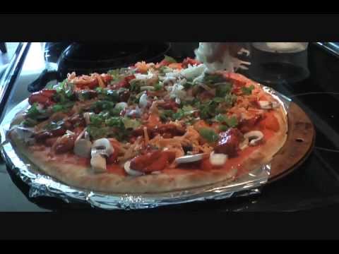 Superbowl Snack : Tandoori Chicken Pizza recipe