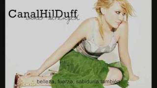 Hilary Duff - Inner Strength (español)