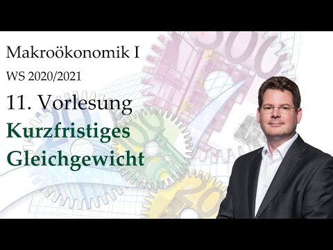 Makroökonomik I: 11. Termin WS 2020/21 - Das kurzfristige gesamtwirtschaftliche Gleichgewicht