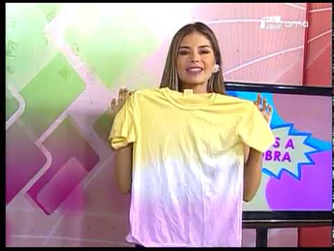 Aprenda a realizar camisetas teñidas para la playa