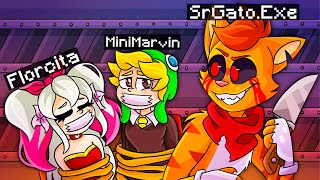 Download lagu SRGATO.EXE SECUESTRA A SUS AMIGOS FLORCITA10 Y MINIMARVIN EN MINECRAFT 😰 😱 | MINECRAFT TROLL mp3