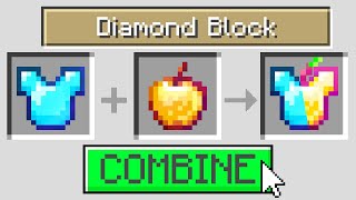 Minecraft, But You Combine Any Items...