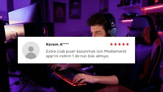 MediaMarkt App’i hakkındaki yorumlardan biri, ekstra CLUB Puan özelliğ