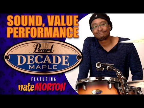 Pearl Decade Maple 12x8" Blue Mirage Lacquer #208 Rack Tom Tom Drum w/Opti-Loc Mount | WorldShip | NEW | Authorized Dealer image 2
