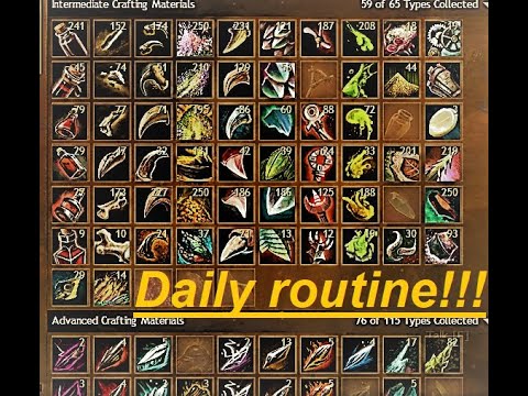 Daily routine for making GOLD with low effort. Guild Wars 2  ENG/PL