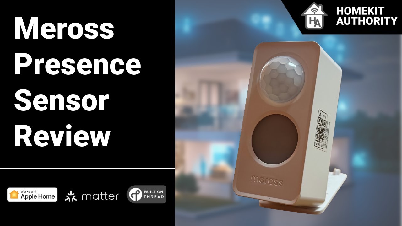 Meross Smart Battery powered Presence Sensor review - With Matter over Thread & Apple Home support
