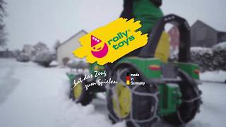 Rolly Toys Snežný pluh RollySnow Master, zelený