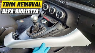 ALFA GIULIETTA: INTERIOR TRIM REMOVAL GUIDE