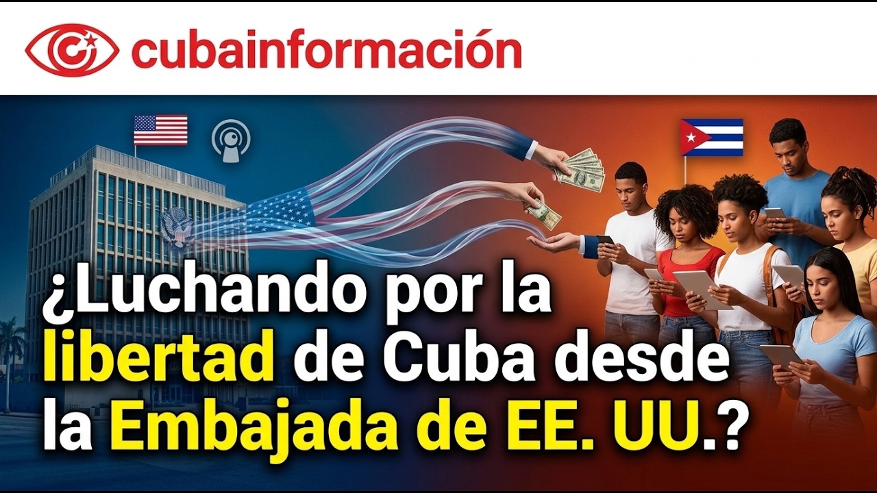 ¿Luchando por la libertad de Cuba desde la Embajada de EE. UU.?