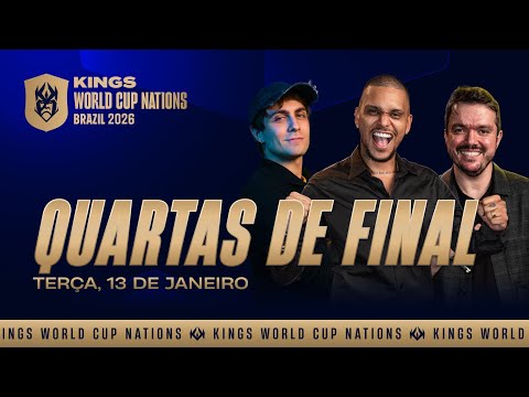 🇧🇷 👑 Kings World Cup Nations 2026 👑 Quartas de Final | México vs França | Itália vs Brasil