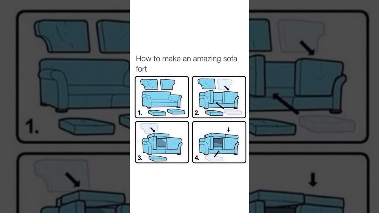 How To Make An Amazing Sofa Fort
