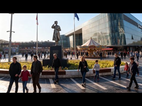 Bursa City Square Walking Tour | Kent Meydanı in 4K
