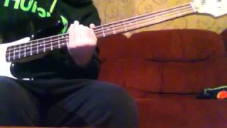 Screeching Weasel Message In a Beer Bottle bass cover
