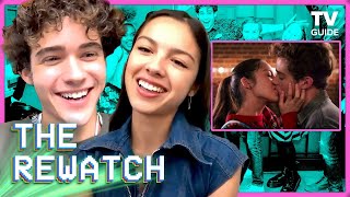 HSMTMTS Cast Rewatches the Show's Best Scenes | Olivia Rodrigo, Joshua Bassett video