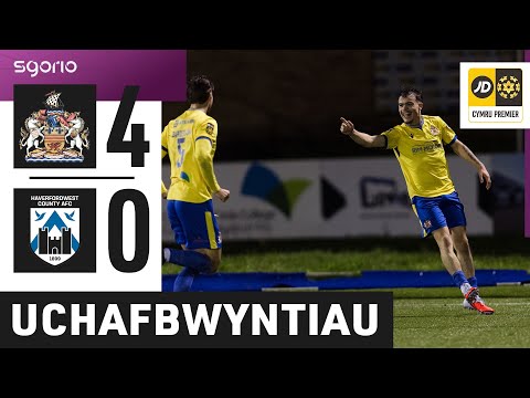 Uchafbwyntiau | Highlights: Y Barri 4-0 Hwlffordd | Cymru Premier JD