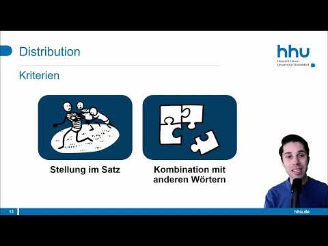 Grammatik (Teil 2): Wortarten, Einteilung nach Flexion und Distribution