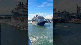 Disney Treasure departing Port Canaveral! #disneycruise #disneytreasure #cruise #cruiseship