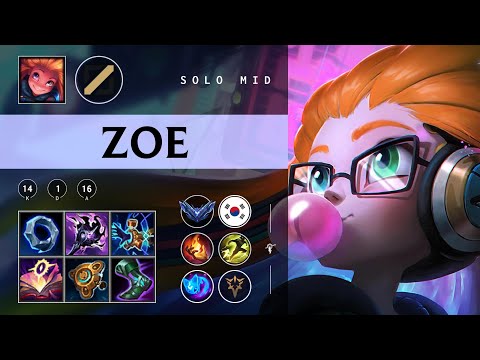 Zoe Mid vs Yasuo - KR Diamond Patch 25.24
