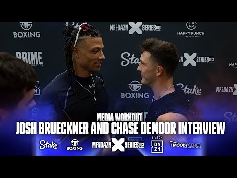 “YOU’LL HIT THE CANVAS!” - Josh Brueckner promises Chase Demoor KO during FACE OFF | Misfits Boxing