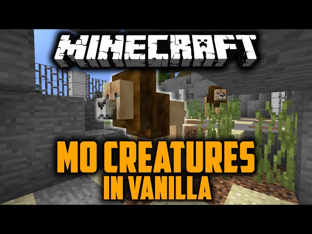 Mo Creatures in Vanilla Minecraft Minecraft Map