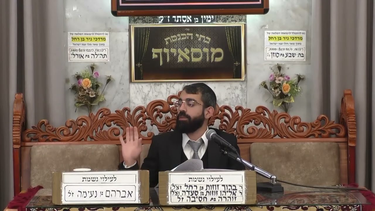 הרב כהן - איסור ריבית ומצוות הלוואה | בית הכנסת מוסאיוף |