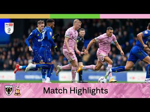 MATCH HIGHLIGHTS: AFC Wimbledon v Bradford City
