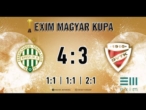 Gólösszefoglaló - MK 14 - FTC-Telekom - DVTK Jegesmedvék 4:3 20220123