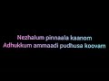 Nejama naa senja paavam                                                        lyrics English