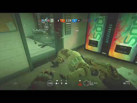 Rainbow Six Siege Sneaky Flank Caveira play