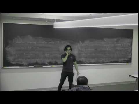 Quantum Cohomology Lecture, January 25, 2018 (Video & Audio)