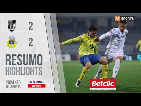 Resumo: Vitória SC 2-2 Arouca (Liga 24/25 #18)