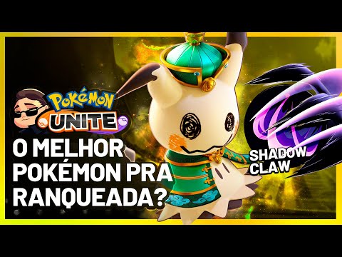 O MELHOR POKEMON PARA SUBIR PONTOS! Pokemon Unite Mimikyu Gameplay