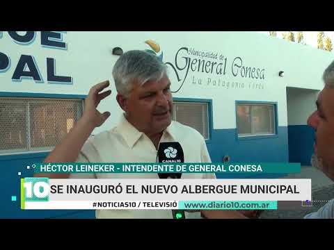 Se inauguró el nuevo albergue Municipal en General Conesa