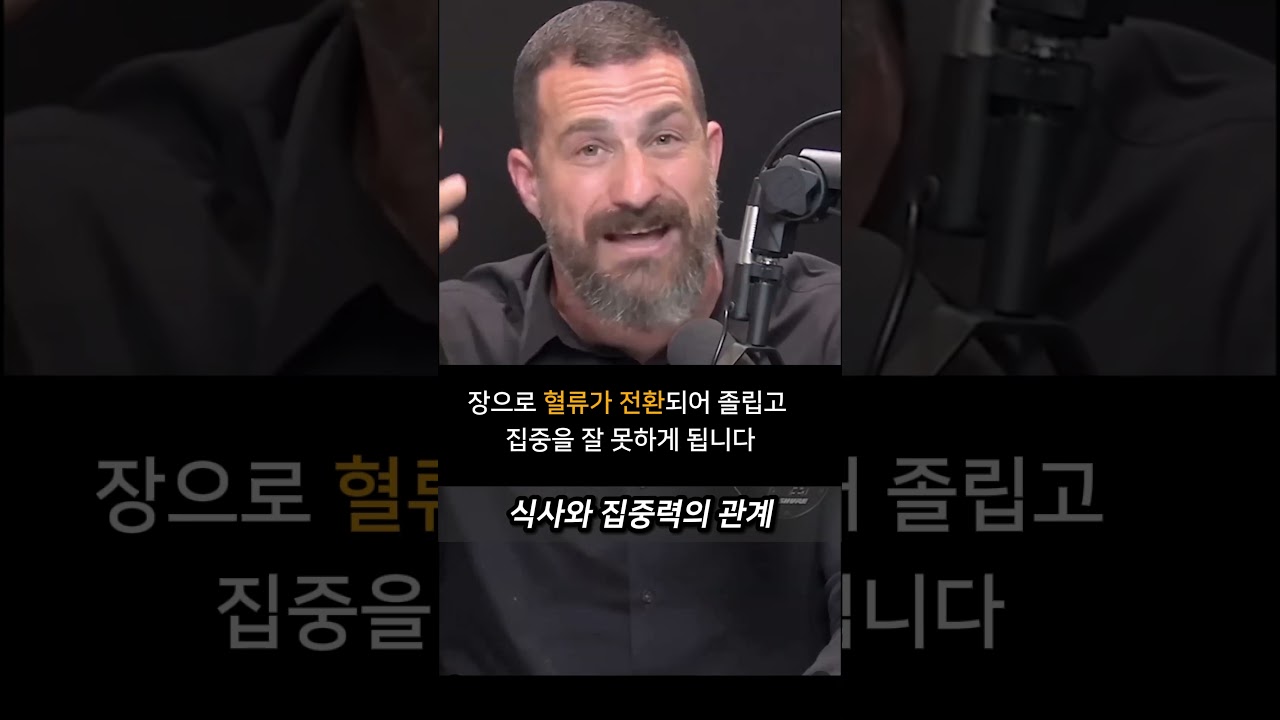 집중력과 식사의 관계 (feat. 간헐적 단식)  |  스탠포드 교수 앤드류 휴버맨