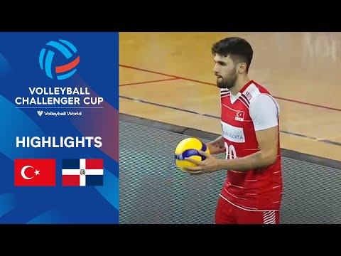 🇹🇷 TUR vs. 🇩🇴 DOM - Highlights Quarter Finals | Men's Challenger Cup 2023