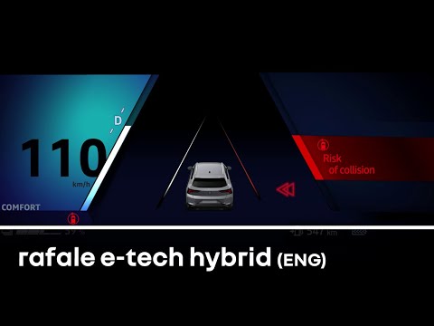 emergency lane departure prevention - Rafale full hybrid E-Tech - Renault