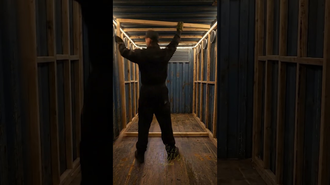 Hidden Shipping Container Bunker Build by the Lake