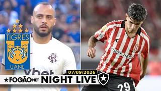 NIGHT LIVE: BOTAFOGO NEGOCIA VENDA DE ARTHUR CABRAL PARA O MÉXICO / PONTA ARGENTINO INTERESSA