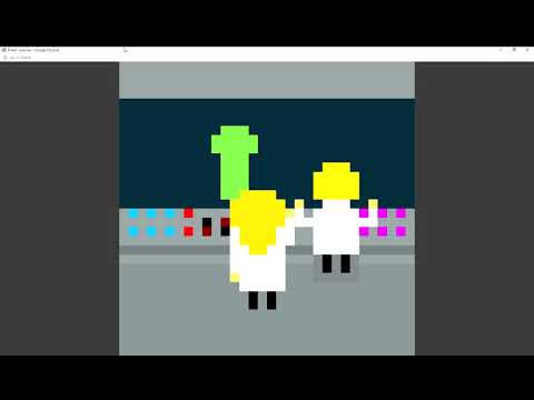 Xenoblade Chronicles Birth Of A Universe pixel cutscene