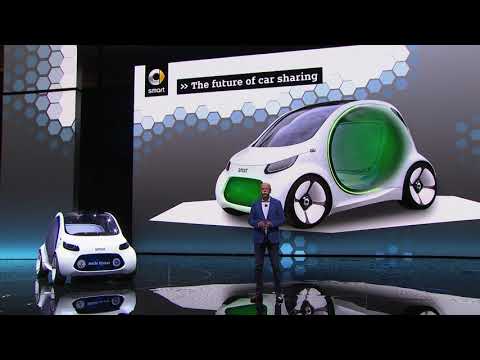 Mercedes-Benz Media Night auf der IAA 2017 - Präsentation smart vision EQ fortwo